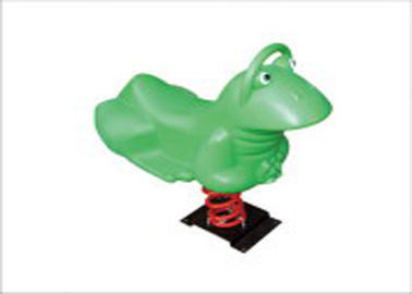 Frog Shape Preschool Playground Spring Rider Toys For Kids Eco Friendly KP-F015