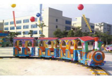 Residential Area Kids Ride Along Train And Track / Sit On Train Set Anti UV