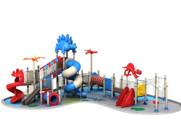 Safety Kids Outdoor Playground Equipment With Bright Colors TQ - ZLJ108A