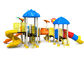 Medium size galvanized steel pipe outdoor playground for amusement park with different colors mixed TQ-ZR1164