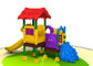 Shining Colors Kids Plastic Playground Equipment Toddler Garden Toys 4CBM Volume