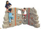 Slip Resistance Small Climbing Wall / Kids Outdoor Rock Climbing Wall 360*150cm