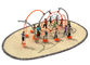600*350*250cm Rope Play Structures Outdoor Playground Middle Size For Grass Land TQ-TN503