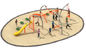 830*580*250cm Simple Design Rope Climbing Structure Playground Environmental Protection